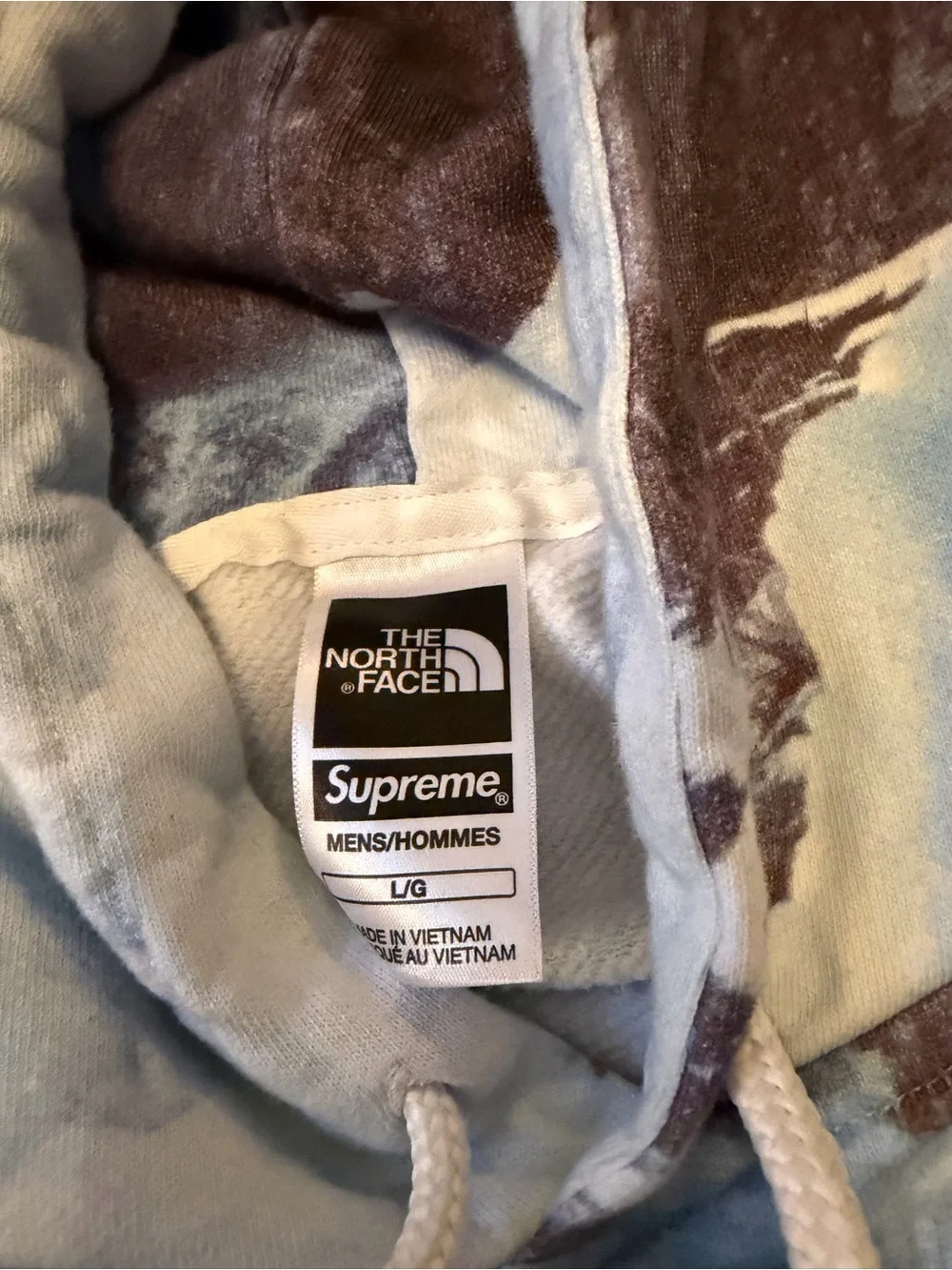 Supreme The North Face Ice Climb Hooded Sweatshirt Multicolor Sz Large